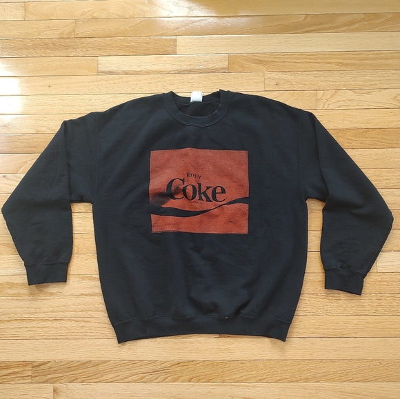 Junk Food Clothing Tops - vintage Enjoy Coke sweatshirt Junk Food M EUC